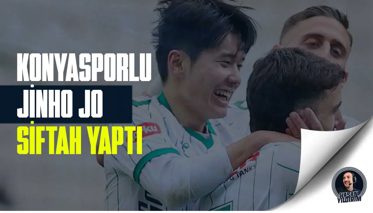Konyasporlu Jinho Jo siftah yaptı!