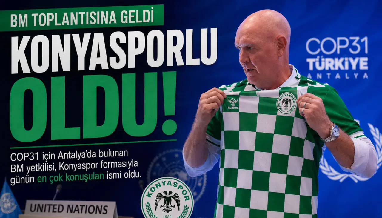 BM toplantısına geldi, Konyasporlu oldu!