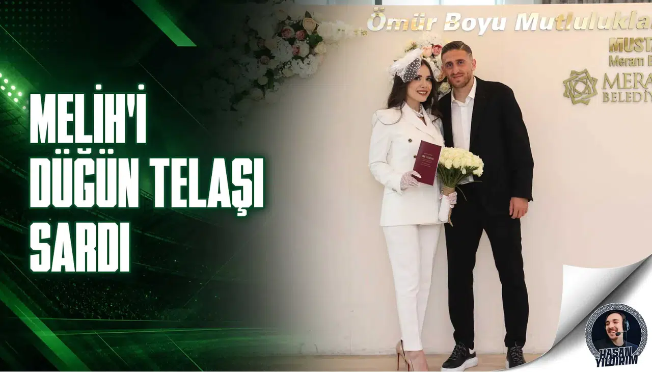Konyasporlu Melih’i düğün telaşı sardı