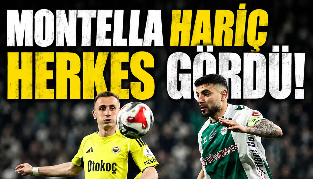 Montella hariç herkes gördü!