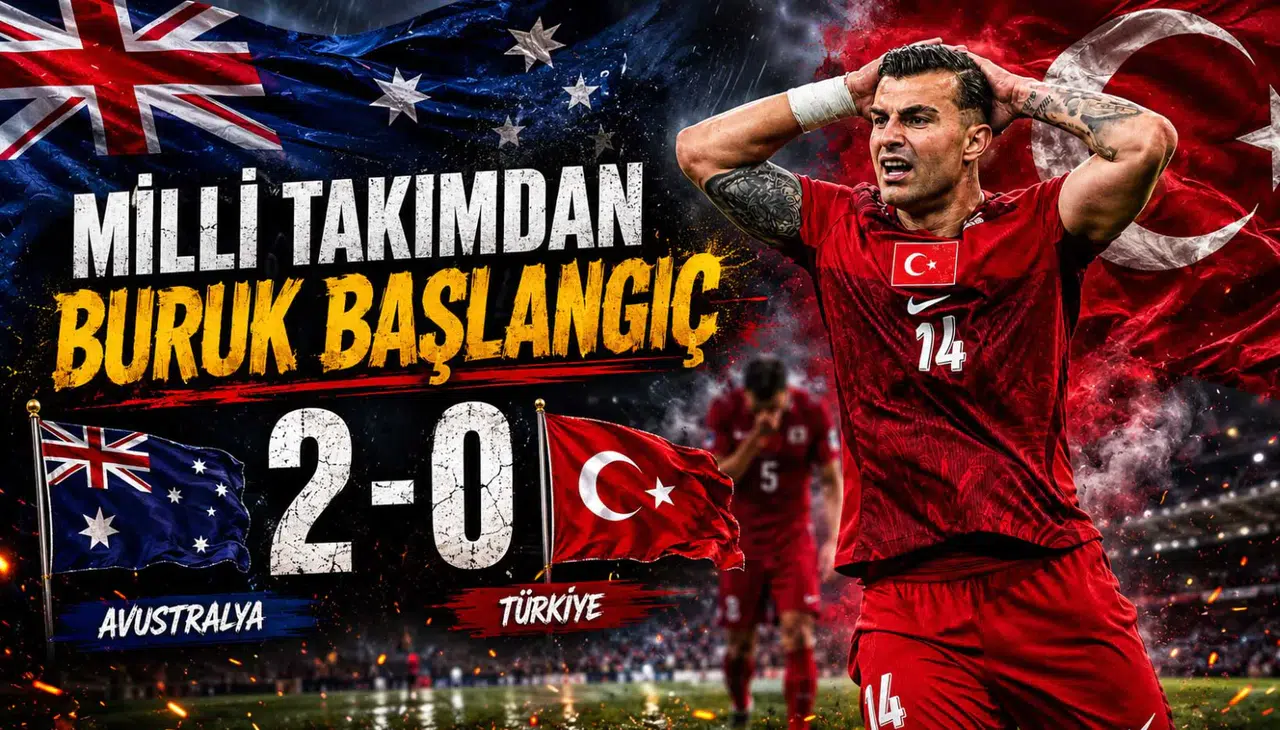 Milli takımdan buruk başlangıç: 2-0