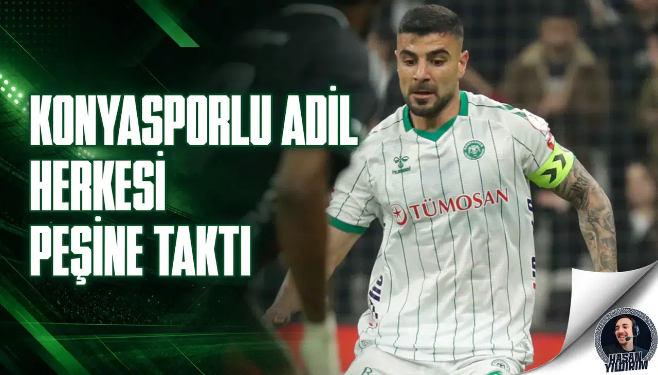 Konyasporlu Adil Demirbağ, herkesi peşine taktı