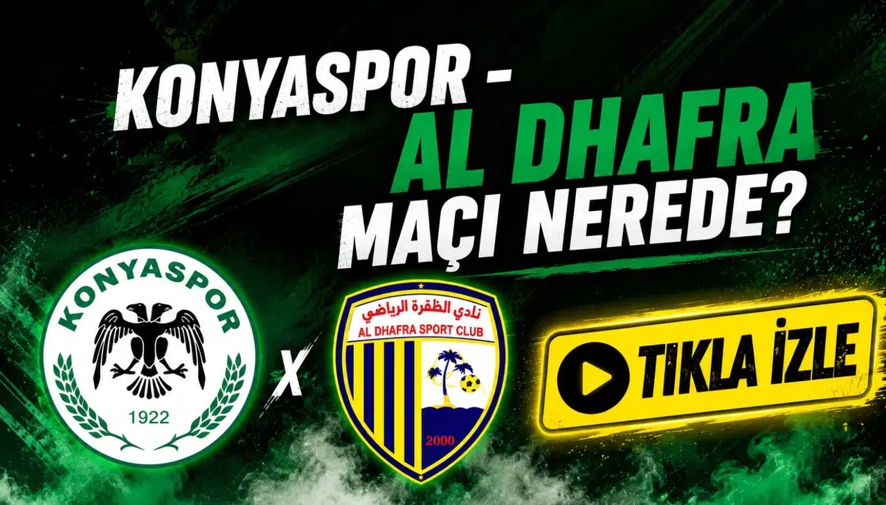 Konyaspor - Al Dhafra maçı nerede?