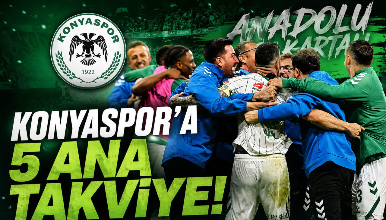 Konyaspor’a 5 ana takviye!