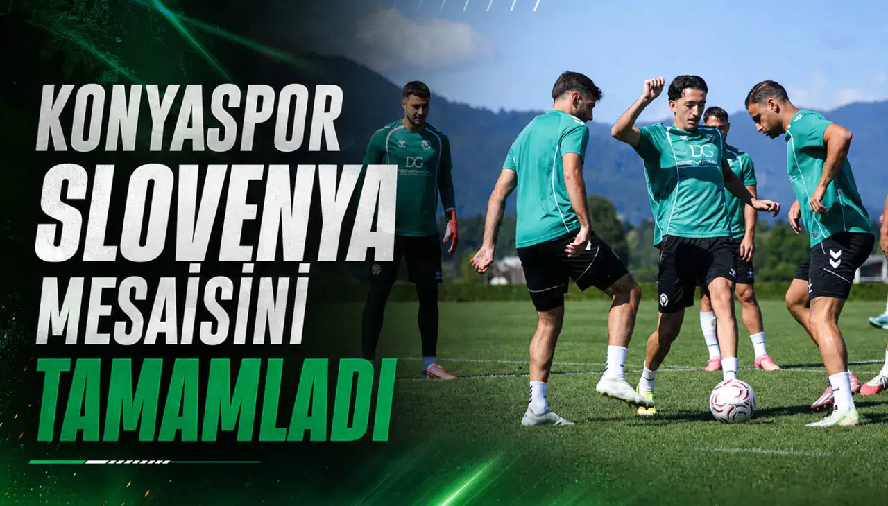 Konyaspor Slovenya mesaisini tamamladı