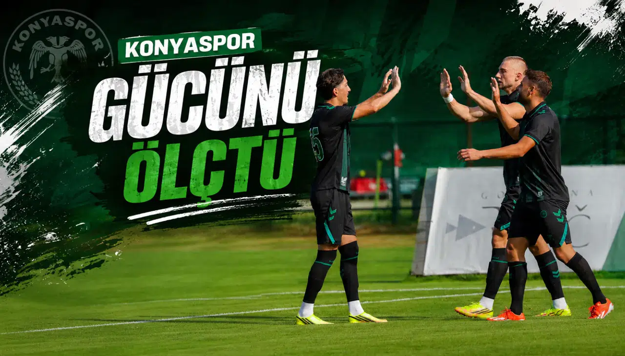 Konyaspor, gücünü ölçtü