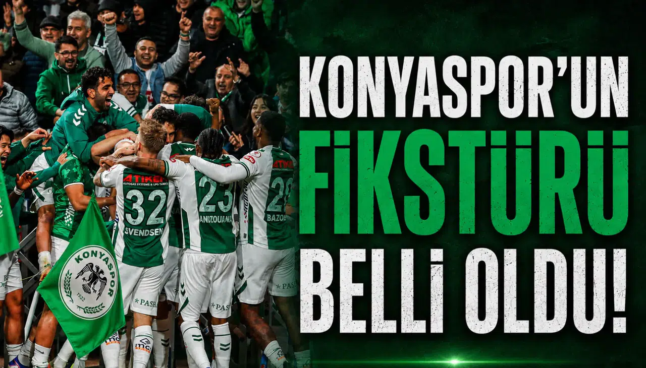 Konyaspor’un fikstürü belli oldu