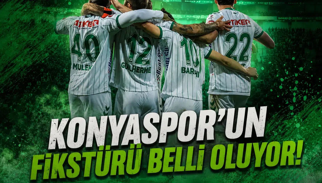 Konyaspor’un fikstürü belli oluyor!