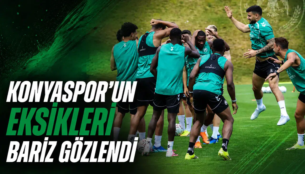 Konyaspor’un eksikleri bariz gözlendi