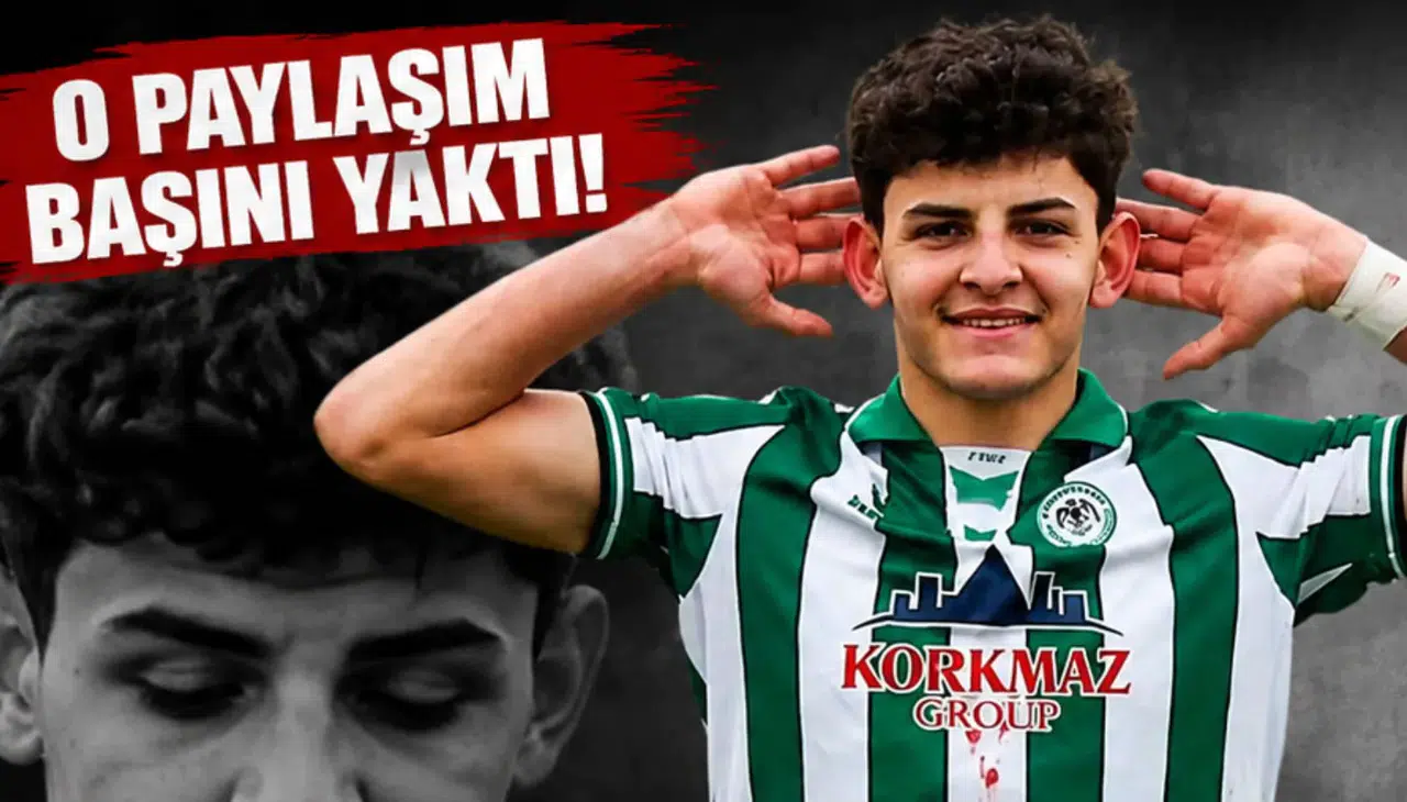 Konyaspor Akademi gerekeni yaptı: o paylaşım başını yaktı!