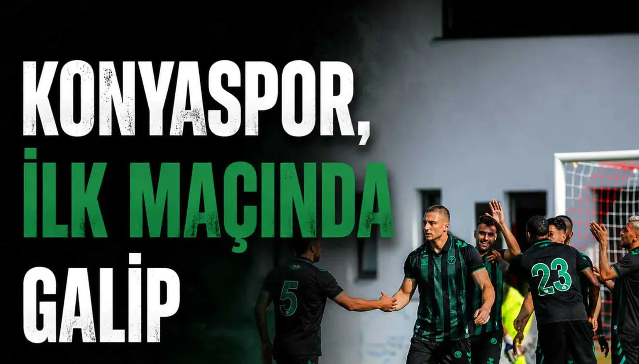 Konyaspor, ilk maçında galip: 2-1