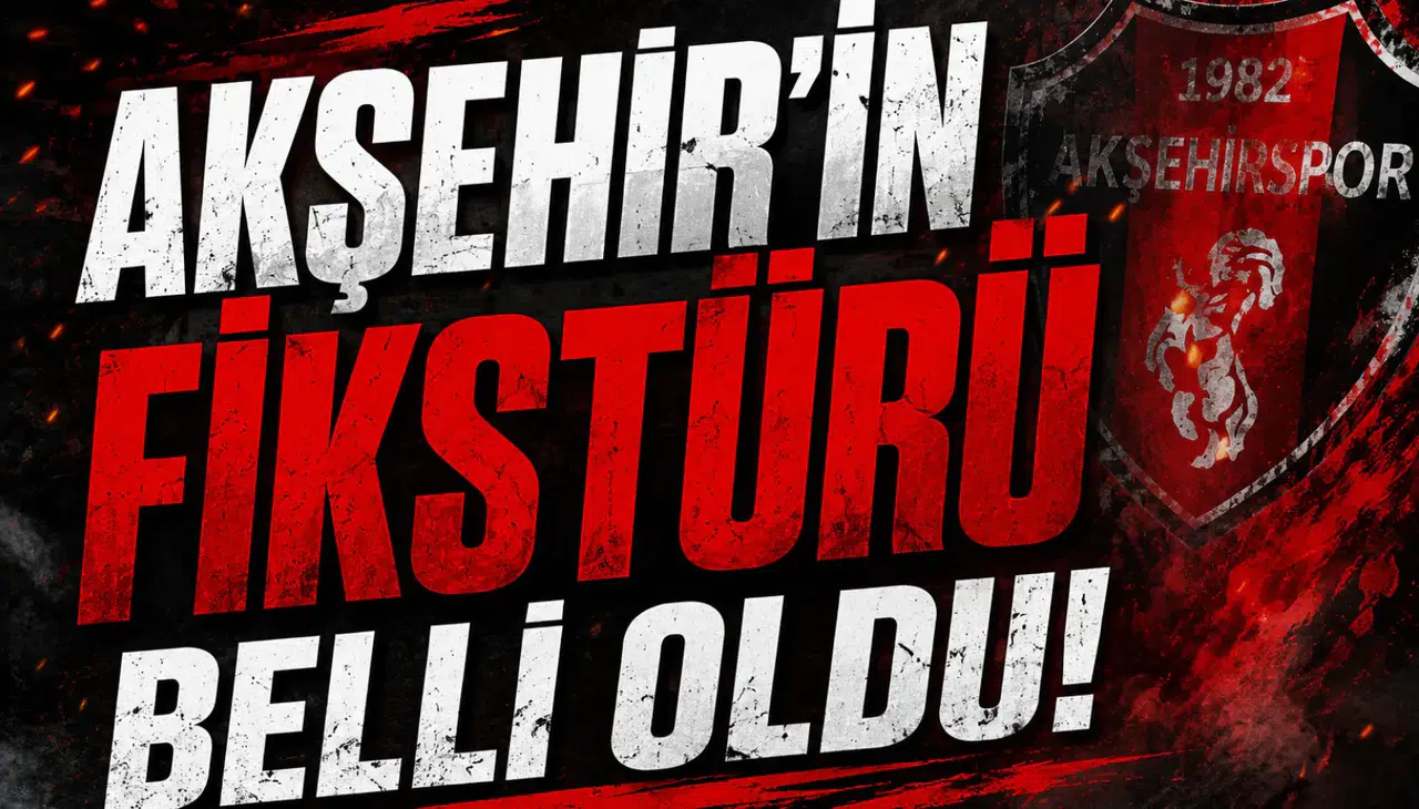Akşehir’in fikstürü belli oldu