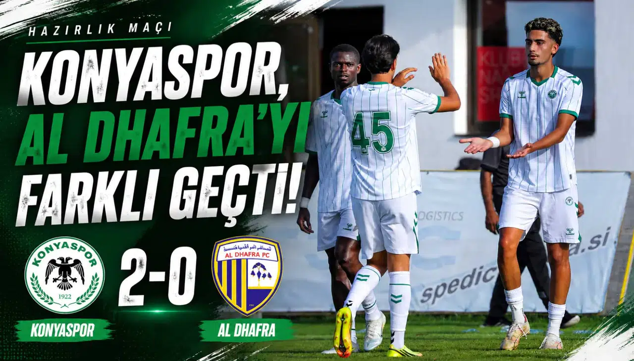 Konyaspor, Al Dhafra’yı farklı geçti: 2-0
