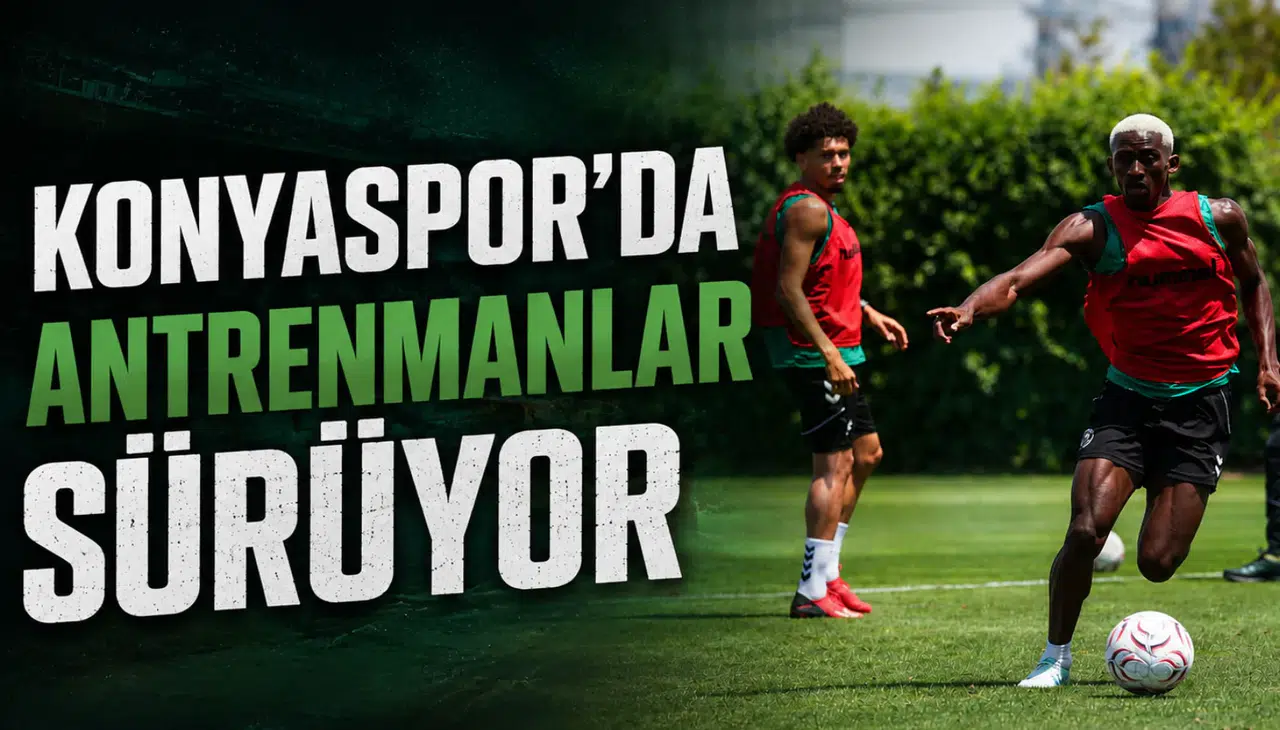 Konyaspor’da antrenmanlar sürüyor