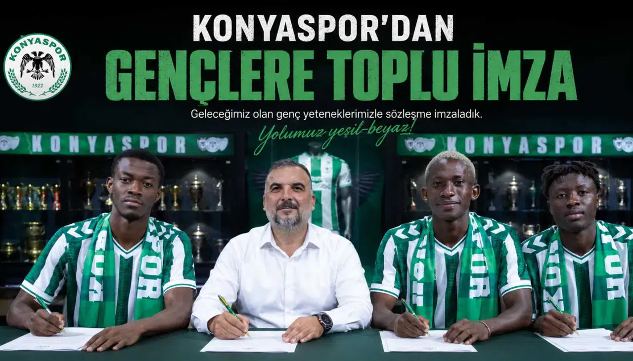 Konyaspor’dan gençlere toplu imza
