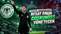 Konyaspor - Trabzonspor maçını Reşat Onur Coşkunses yönetecek