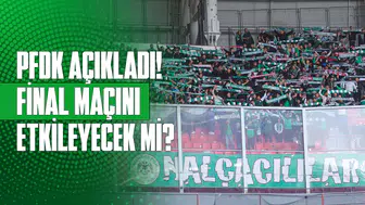PFDK kararını açıkladı! Konyaspor'un cezası belli oldu!
