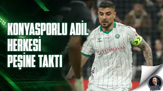 Konyasporlu Adil Demirbağ, herkesi peşine taktı