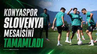 Konyaspor Slovenya mesaisini tamamladı