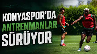 Konyaspor’da antrenmanlar sürüyor
