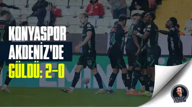 Konyaspor, Akdeniz’de güldü: 2-0