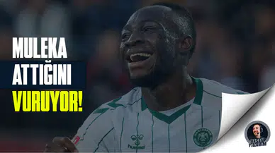 Konyasporlu Muleka attığını vuruyor!