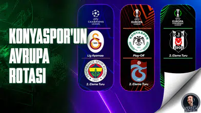 Konyaspor’un Avrupa rotası!