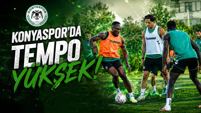 Konyaspor’da tempo yüksek