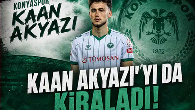 Konyaspor, Kaan Akyazı’yı da kiraladı!