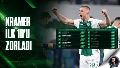 Konyasporlu Kramer ilk 10’u zorladı