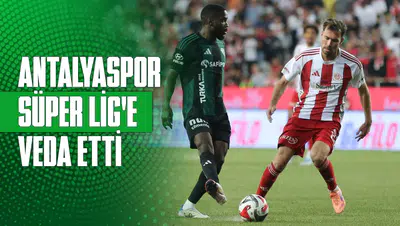 Antalyaspor küme düştü