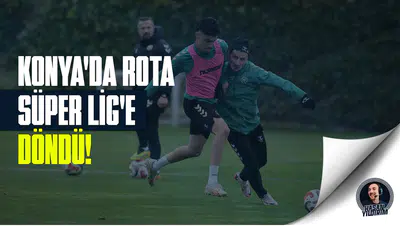 Konyaspor’da rota, Süper Lig’e döndü