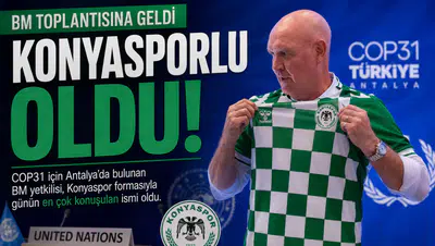 BM toplantısına geldi, Konyasporlu oldu!