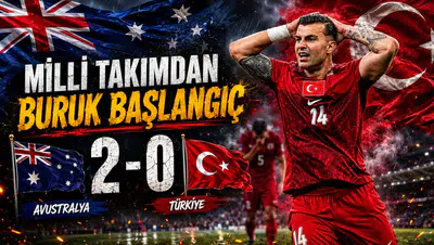 Milli takımdan buruk başlangıç: 2-0