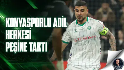 Konyasporlu Adil Demirbağ, herkesi peşine taktı