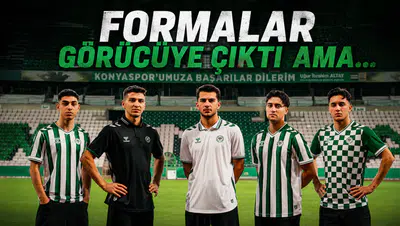 Konyaspor formaları görücüye çıktı ama…