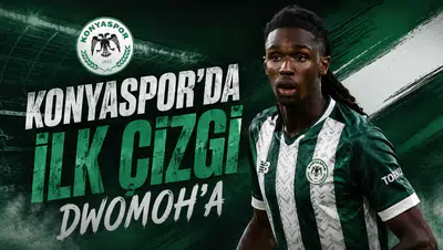 Konyaspor’da ilk çizgi Dwomoh’a