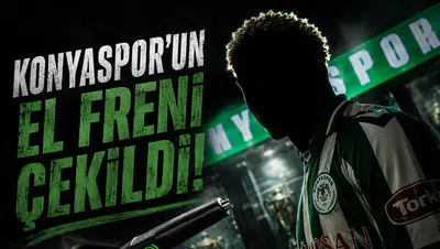 Konyaspor’un el freni çekildi!