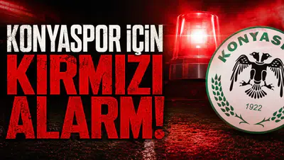 Konyaspor için kırmızı alarm!
