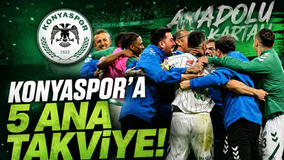 Konyaspor’a 5 ana takviye!