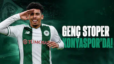 Konyaspor genç stoperi kadrosuna kattı