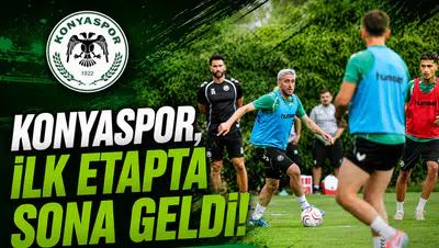 Konyaspor, ilk etapta sona geldi