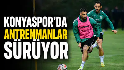 Konyaspor’da antrenmanlar sürüyor