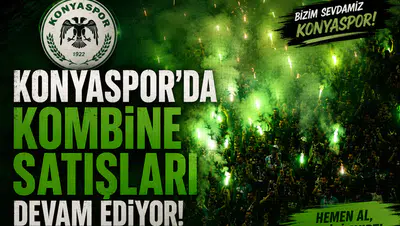 Konyaspor’da kombine satışları devam ediyor