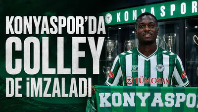 Konyaspor’da Colley de imzaladı