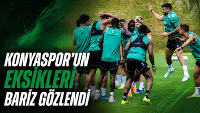 Konyaspor’un eksikleri bariz gözlendi