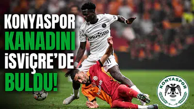 Konyaspor kanadını İsviçre’de buldu!