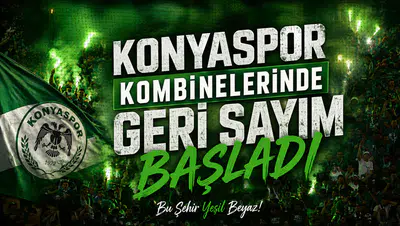 Konyaspor kombinelerinde geri sayım başladı