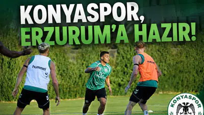 Konyaspor, Erzurum’a hazır!