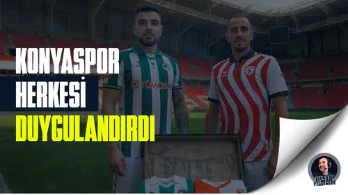 Konyaspor herkesi duygulandırdı